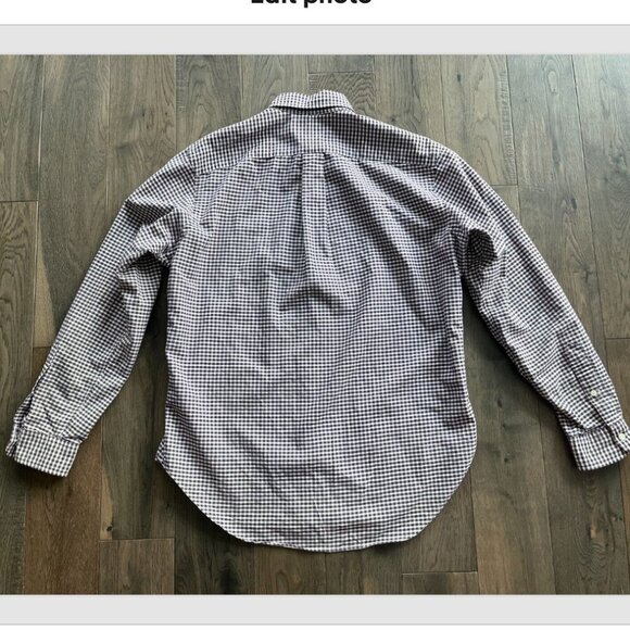 Ralph Lauren Men's Purple/White Gingham Shirt, Classic Fit, Size Medium - Picture 5 of 8
